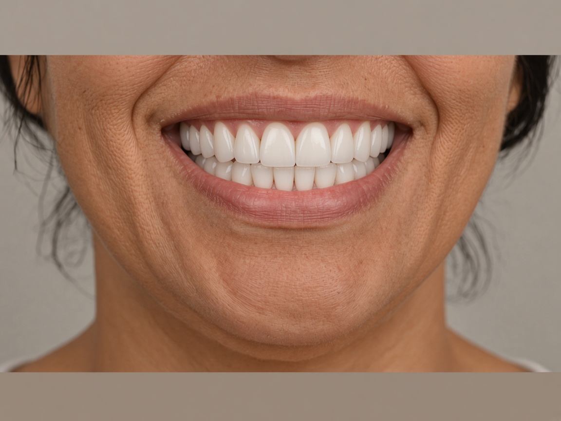 Resultado de estética dental — exemplo